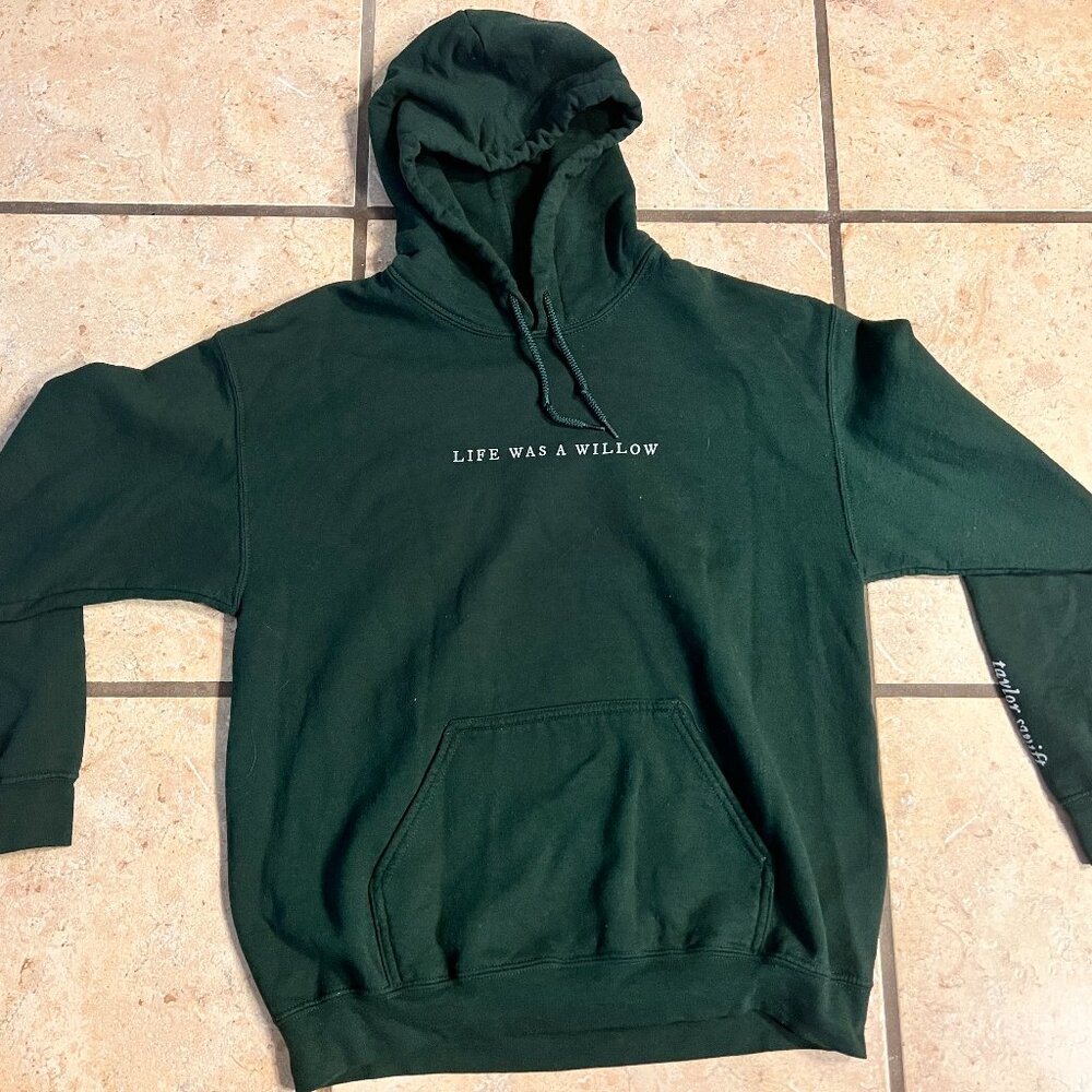 💚 Taylor Swift “Life Was a Willow” Hoodie – Evermore Era